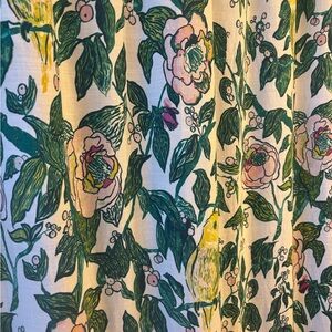 Opalhouse Target Bird Tropical Shower Curtain - NWT